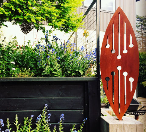 NZ garden art piece