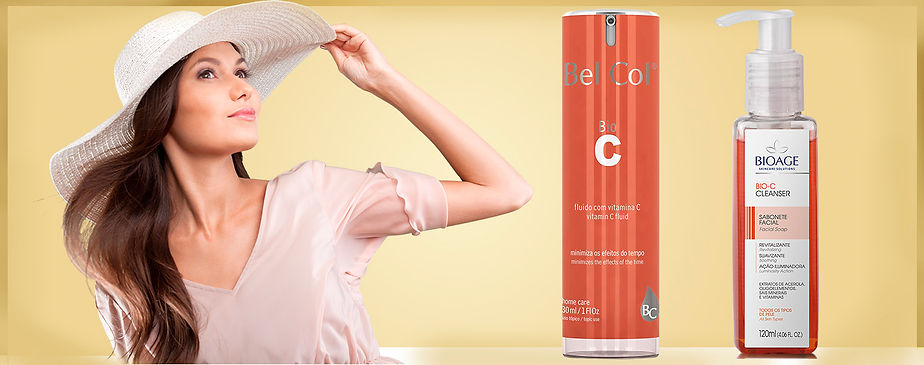 Irradie Beleza cosméticos vitamina C Bel Col e Bioage