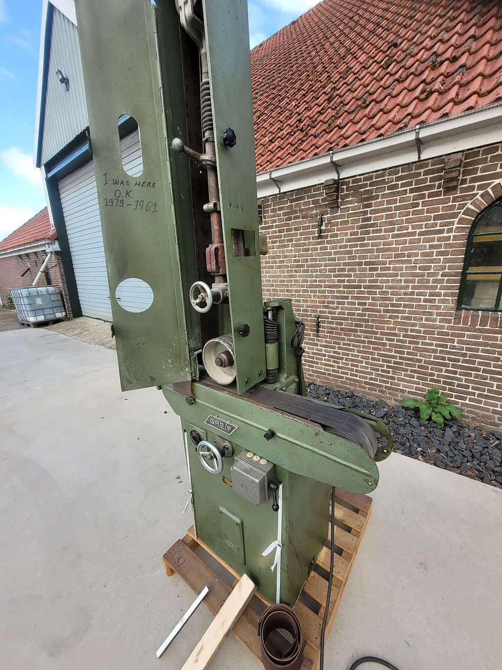 Thumbnail: Vlakschuurmachine schuurband vlakschuurbank breedbandschuurband polijstmachine 