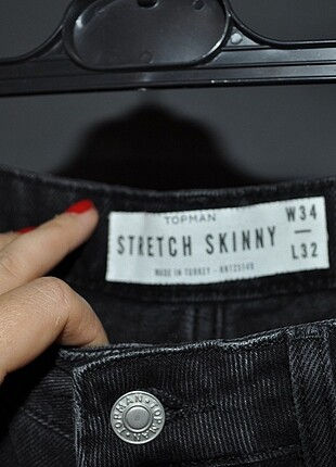 Küçük resim: TOPSHOP Topman Siyah Jean