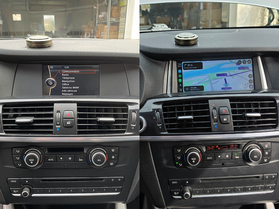 Ecran tactile compatible Apple CarPlay & Android Auto