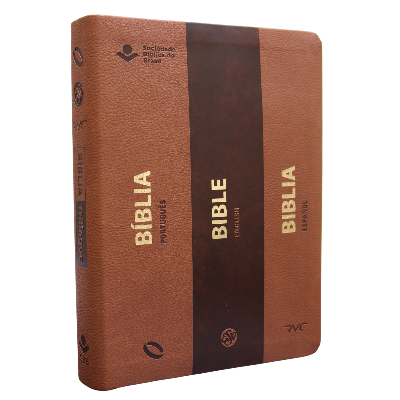 Biblia Trilingüe-Español,Inglés,Portugués