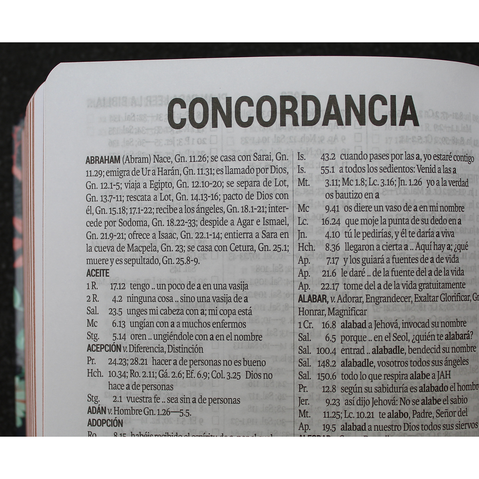 Miniature : Santa Biblia Reina-Valera letra grande tapa dura floreada