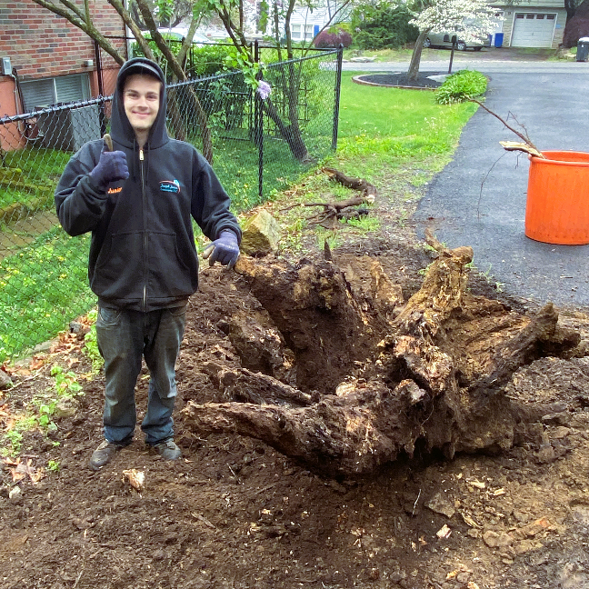 Joseph James Landscaping Project Picture Joey Jr
