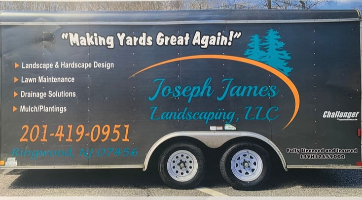 Joseph James Lanscaping Trailer Making Yards Great Again