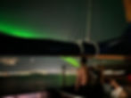 aurora borealis cruise how tub woman takes photo