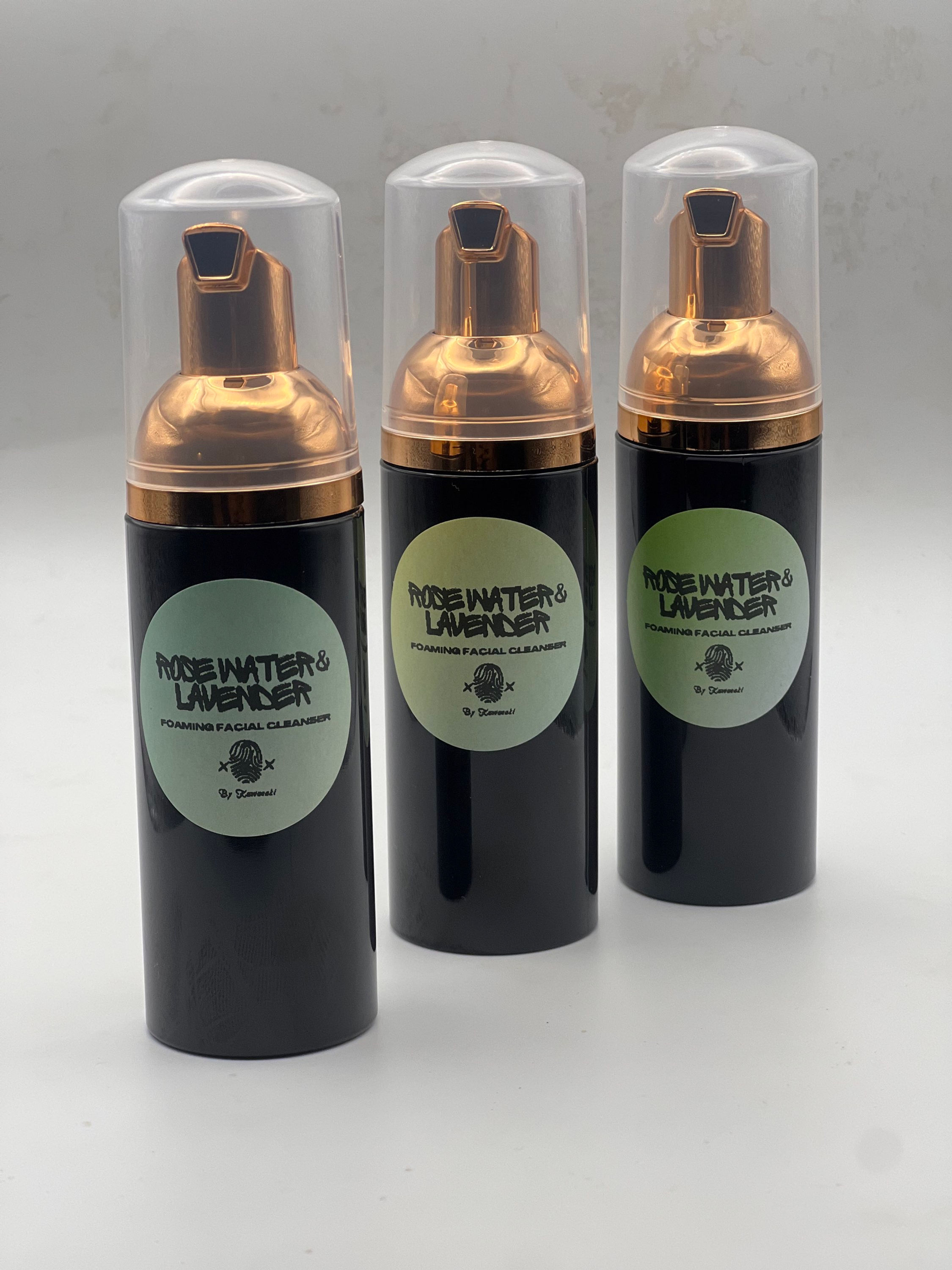 Rose Water & Lavender Foaming Facial Cleanser