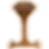 Honey Bone Dental Tower nylon dog chew toy upright front view showing grooved textured top