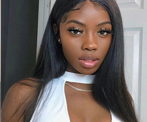 Thumbnail:  Pre-Colored 3 Bundles with Closure Straight Human Remy Hair