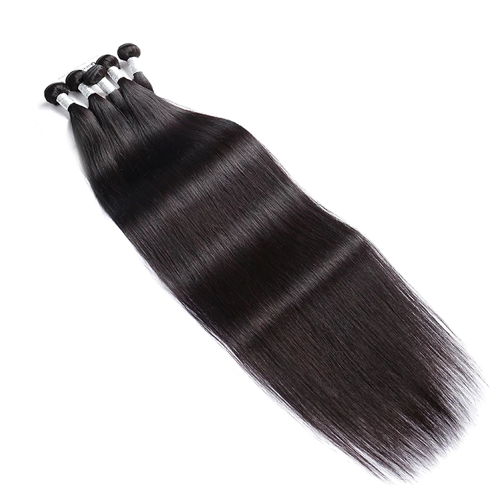 Thumbnail:  28 30 Inch Brazilian Straight Bundles With frontal13x4 With 3 4 human hair 