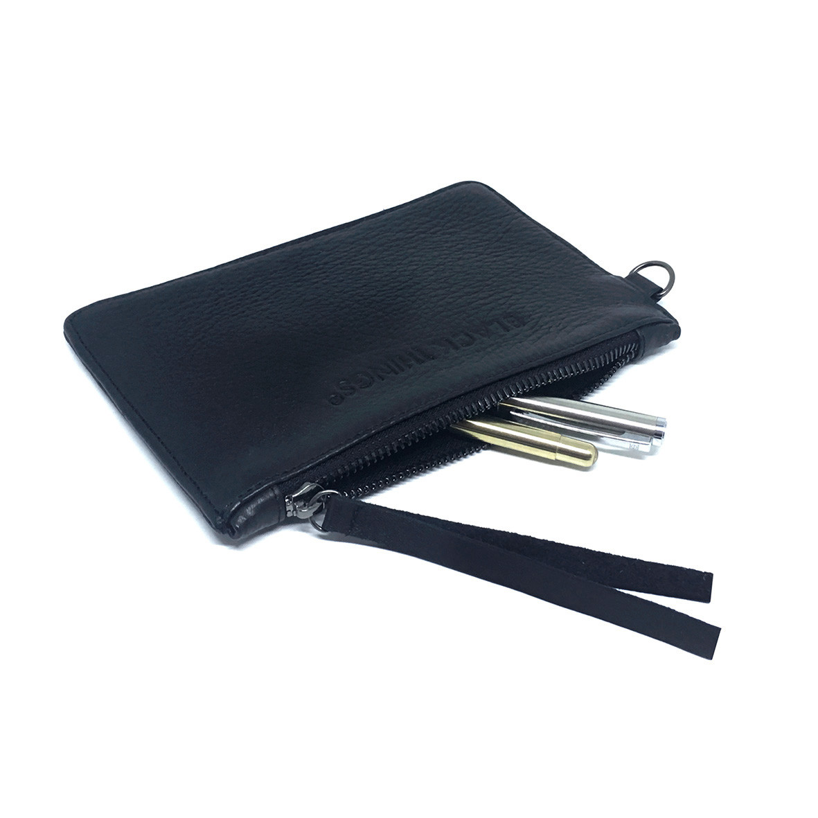 Tasche, Börse aus Leder mit Reißverschluss