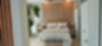Intimate wedding villa Barcelona bedroom with wood paneling