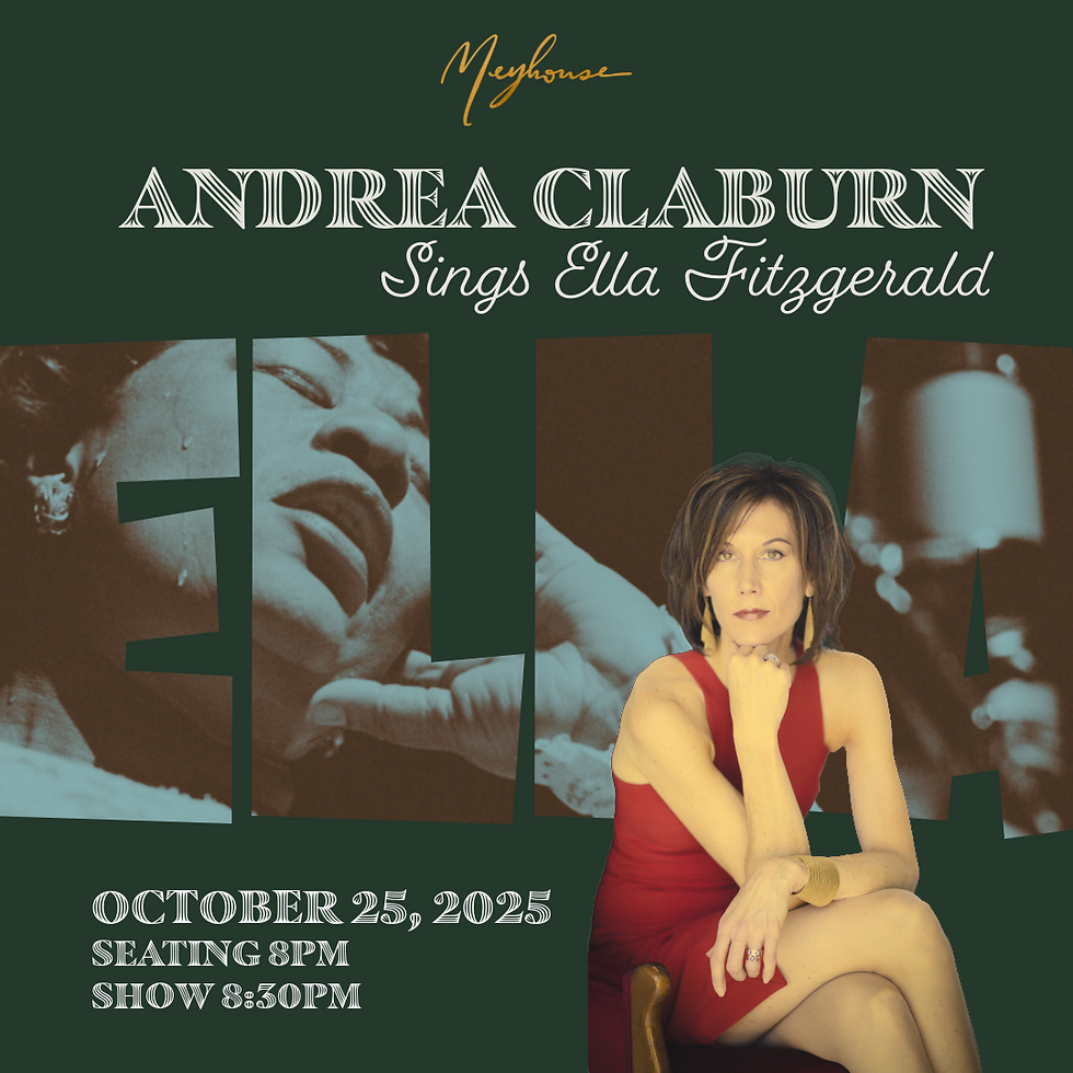 Andrea Claburn Sings Ella: A Tribute to the First Lady of Song (8pm)
