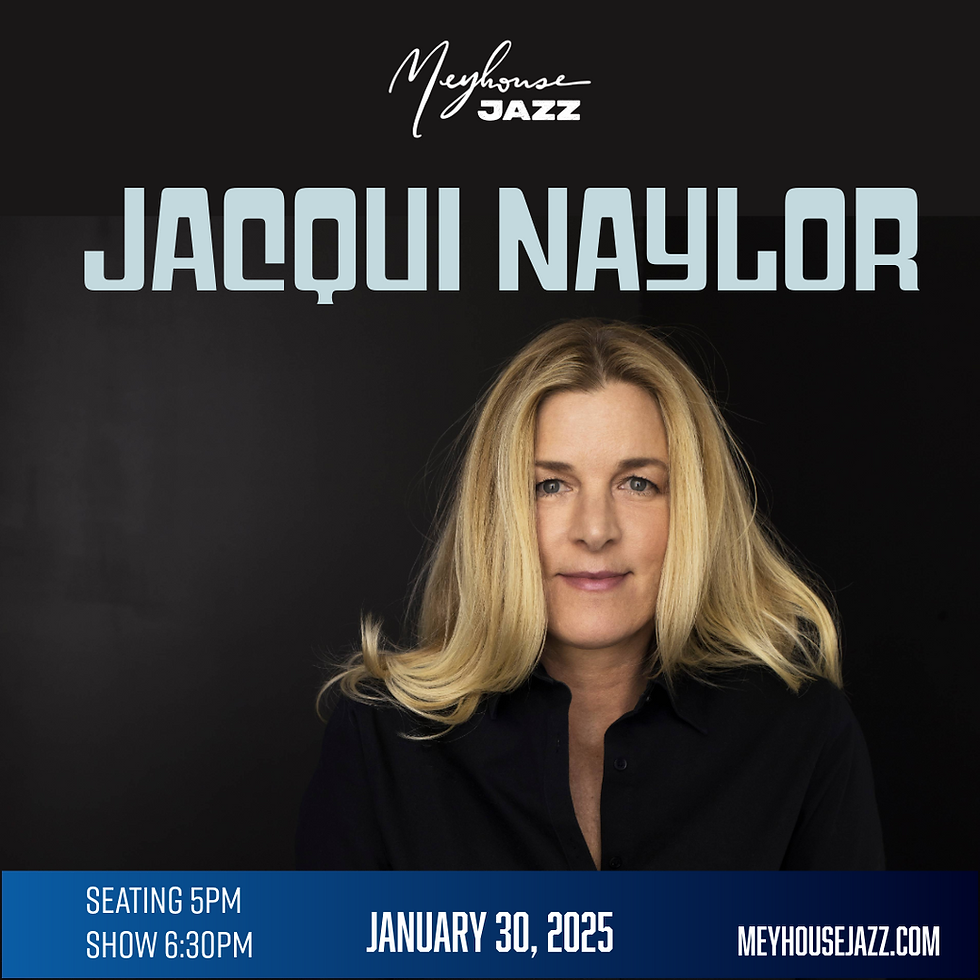 Jacqui Naylor and her Trio (1/30 - 5pm)