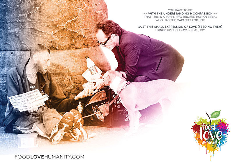 Food Love Humanity Charity Brand design for Shaune Clarke branding by brand4profit