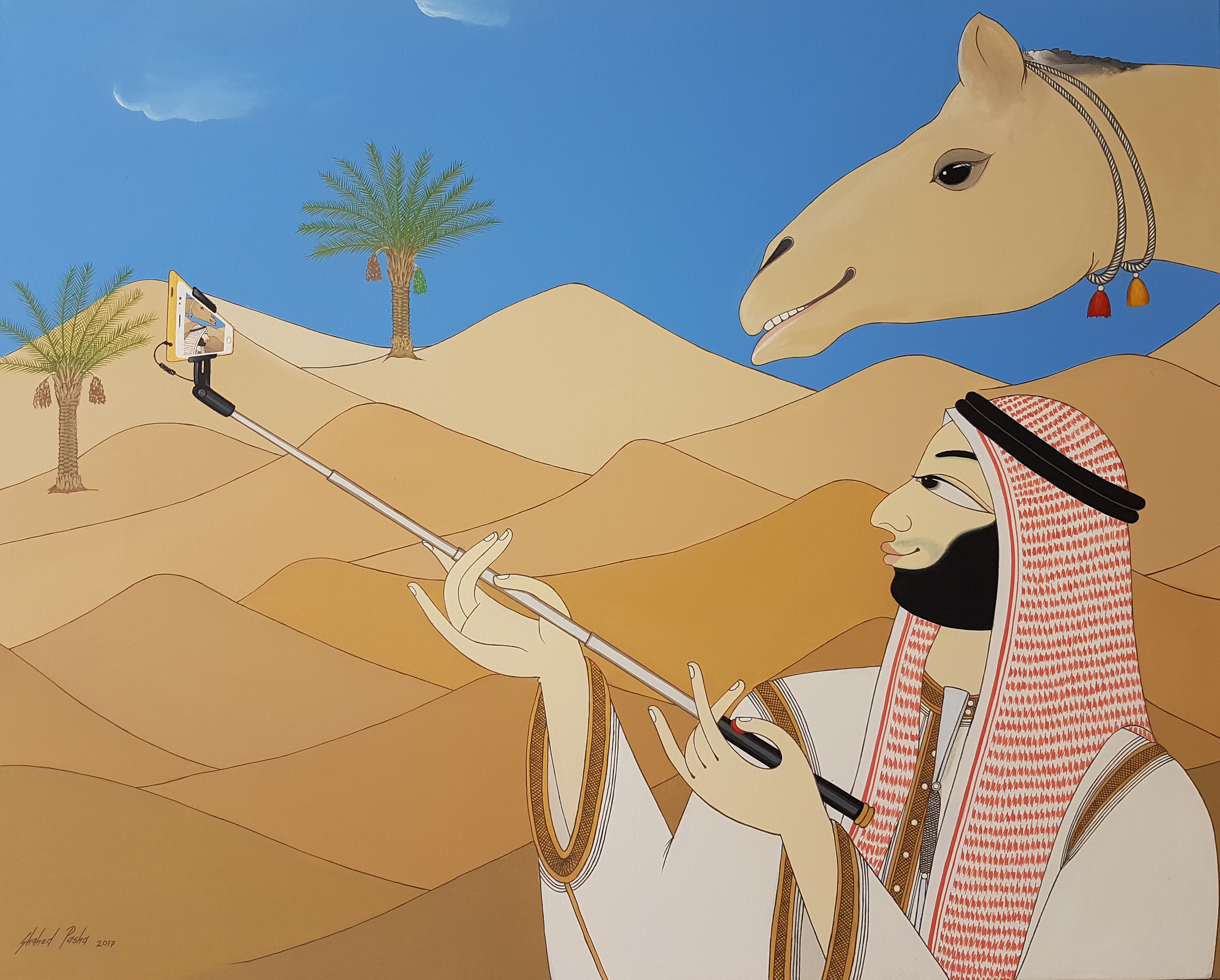 Selfie with Camel