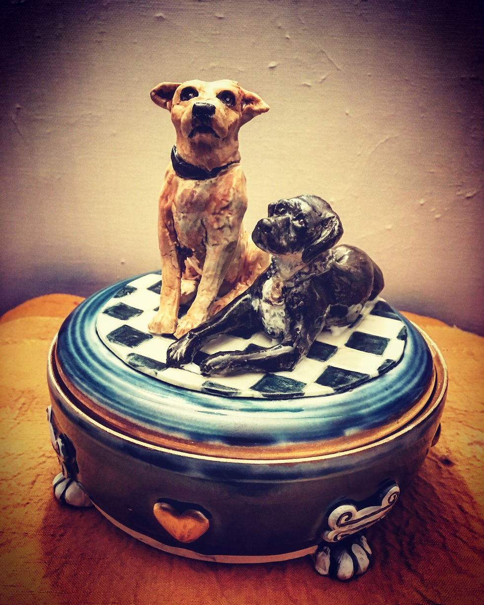 Custom Ceramic Dog Keepsake