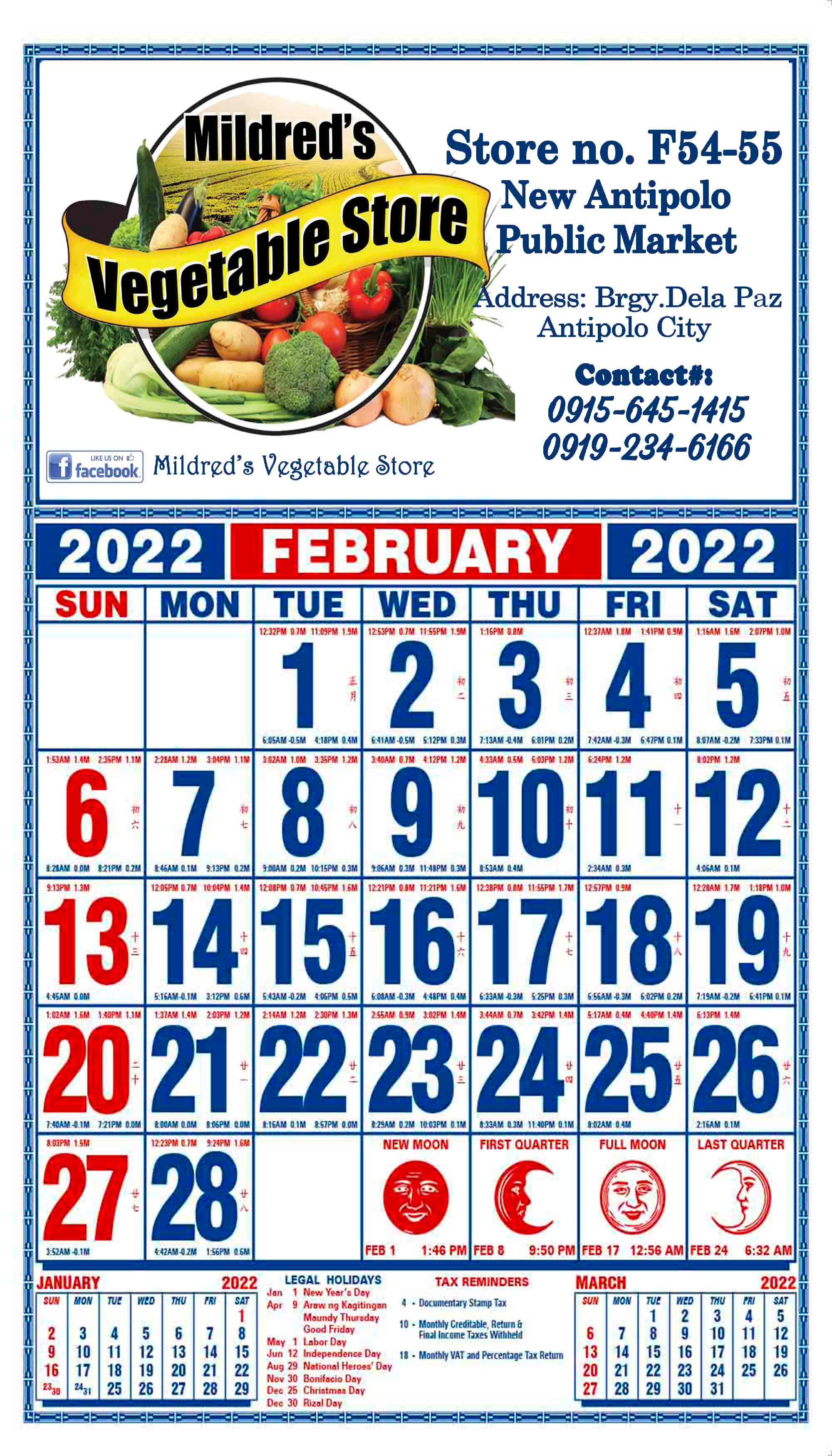 Commercial Calendar