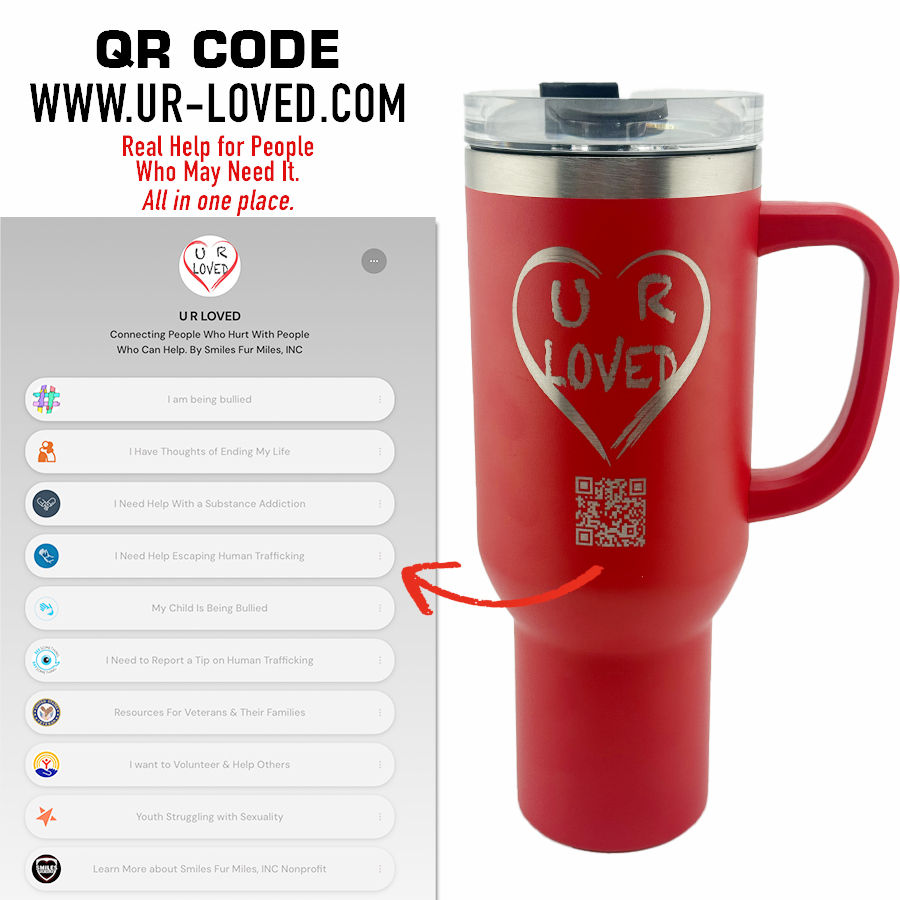 Thumbnail: U R LOVED LARGE TUMBLERS
