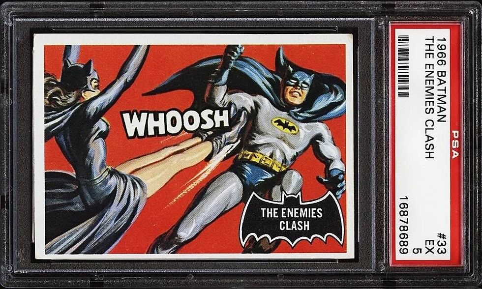 
1966 Topps Batman # 33 The Enemies Clash (Catwoman) Slab-Z
