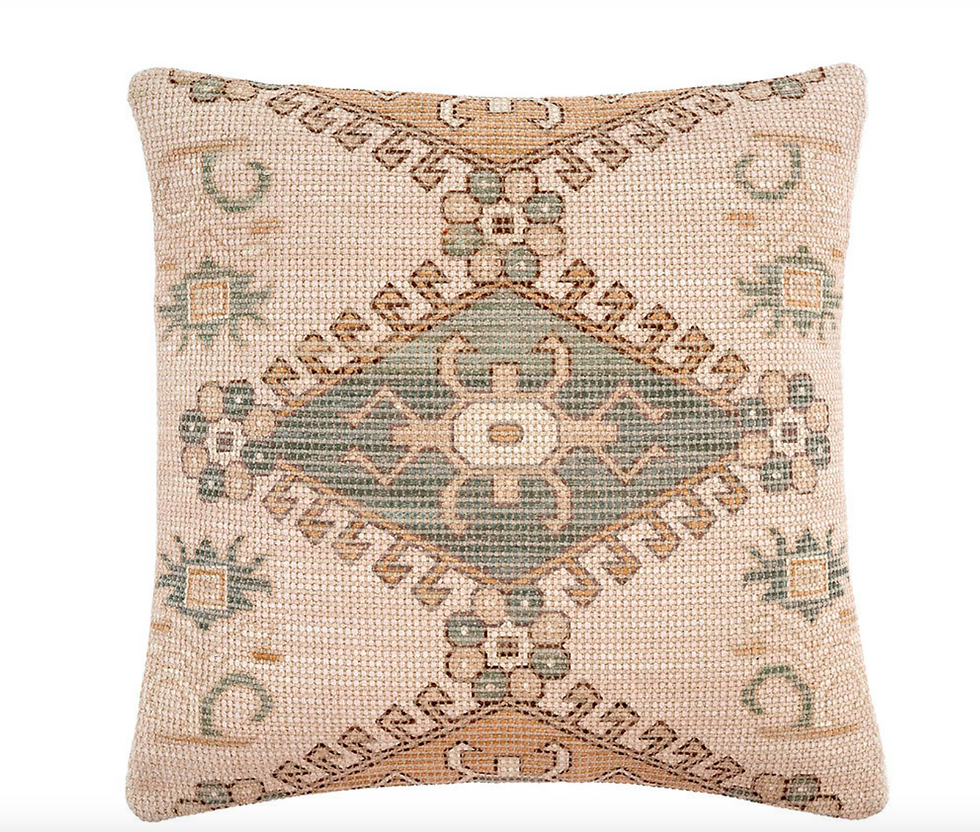 Vintage-Inspired Accent Pillow