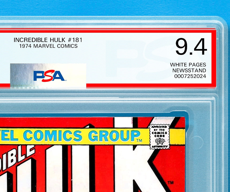 PSA introducing decimal grading for comic books and magazines