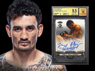2013 Topps UFC Finest 1st Autograph #FFAMHO Max Holloway
