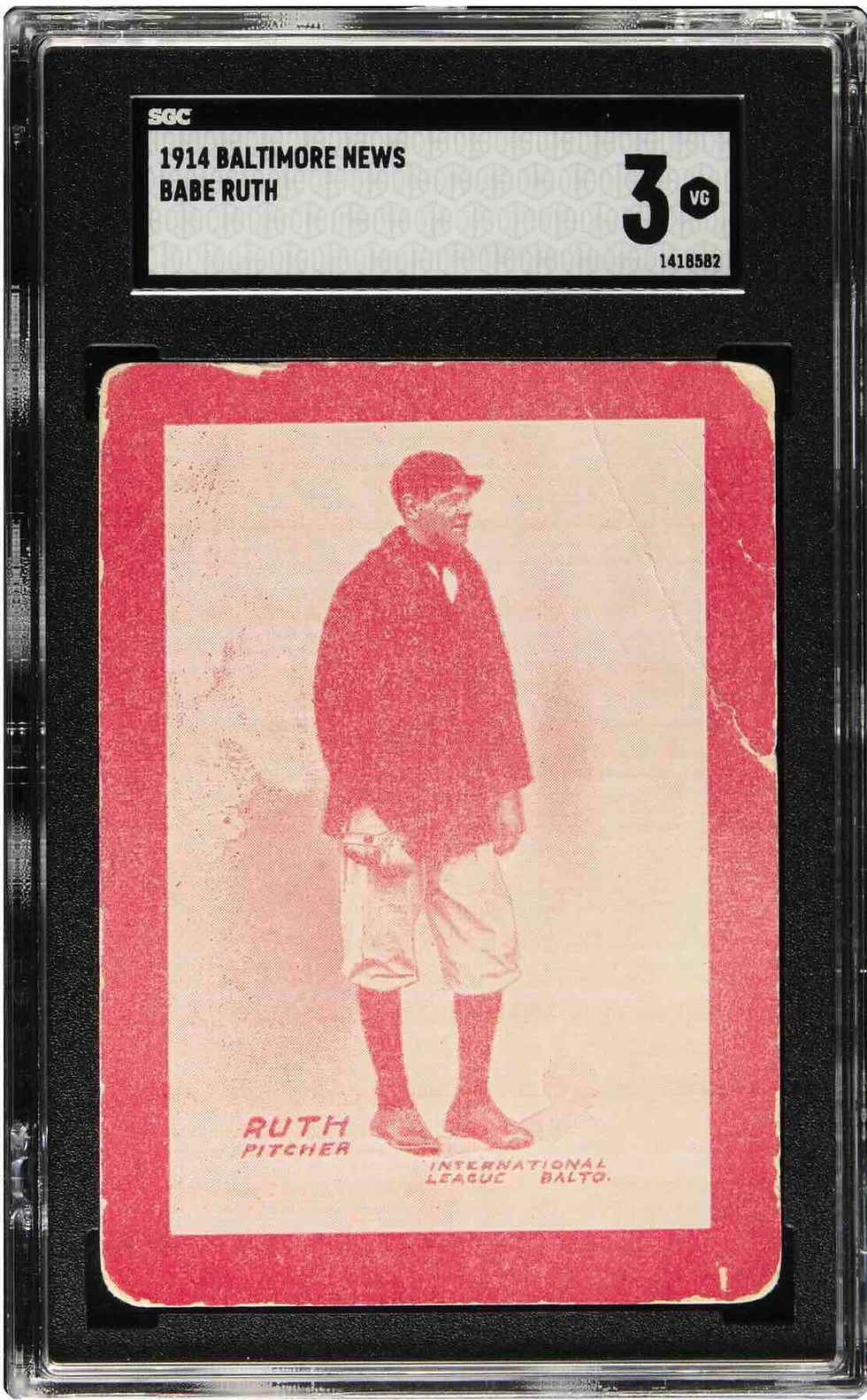 2023 Panini Prizm UFC Superstar Autograph Black Prizm SA-HSB Hasbulla Magomedov Signed Rookie Card (#1/1) - PSA NM-MT 8, PSA/DNA GEM MT 10