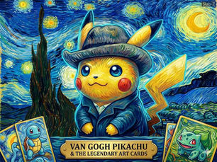 Pikachu Van Gogh & 13 Pokémon Cards Inspired by Legendary Art