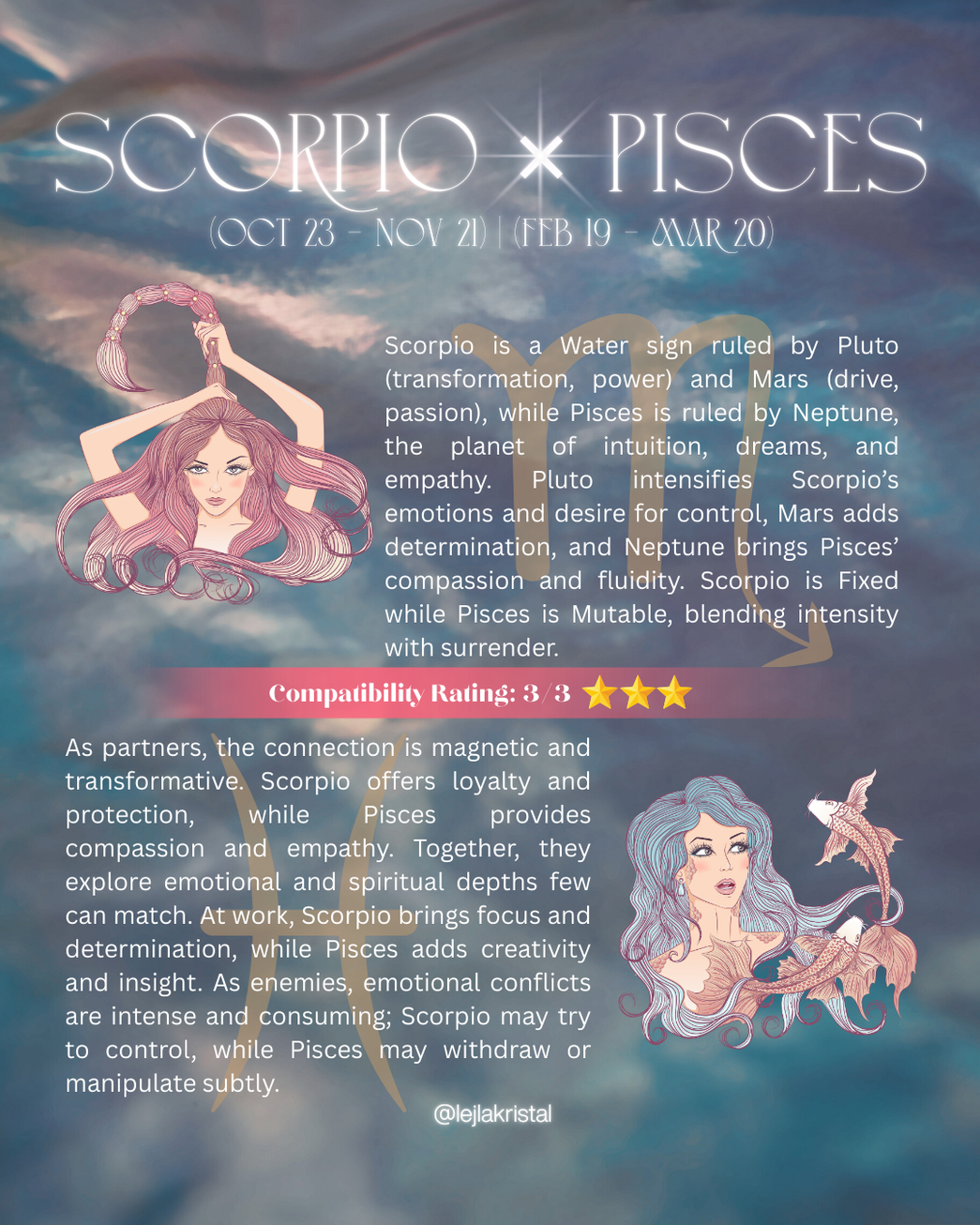 Scorpio × Pisces