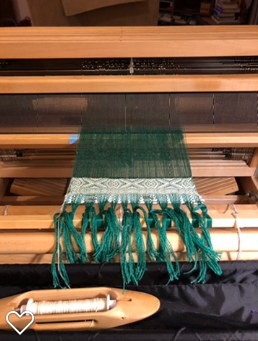 Holiday Scarf - green, 2019