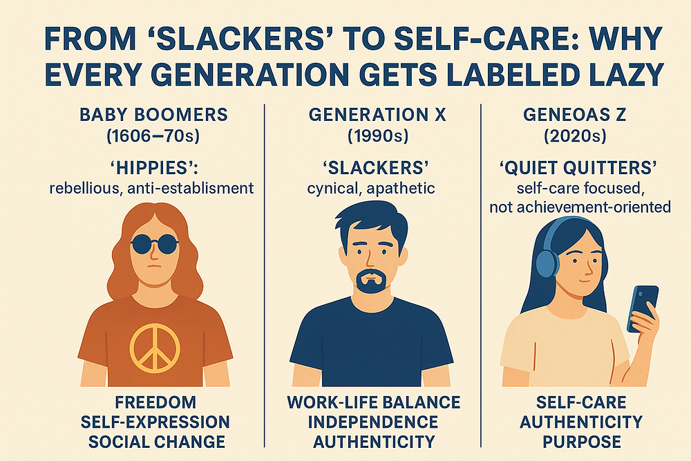From “Slackers” to Self-Care: Why Every Generation Gets Labeled Lazy