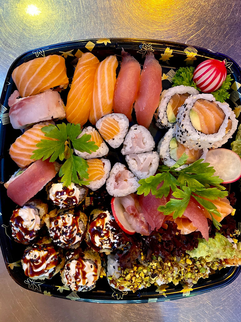 Arranged Food and Objects