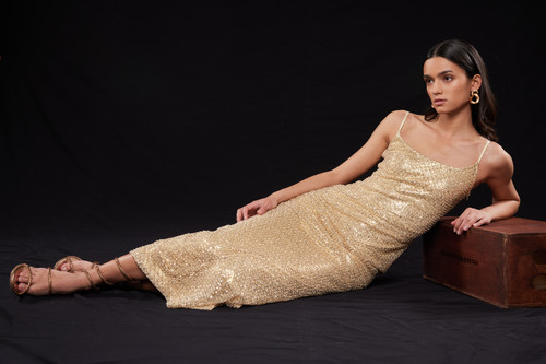 Taylor Dress Gold | After Studio Taylor Dress Gold | After Studio