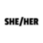 Thumbnail: SHE/HER PRONOUN STICKER