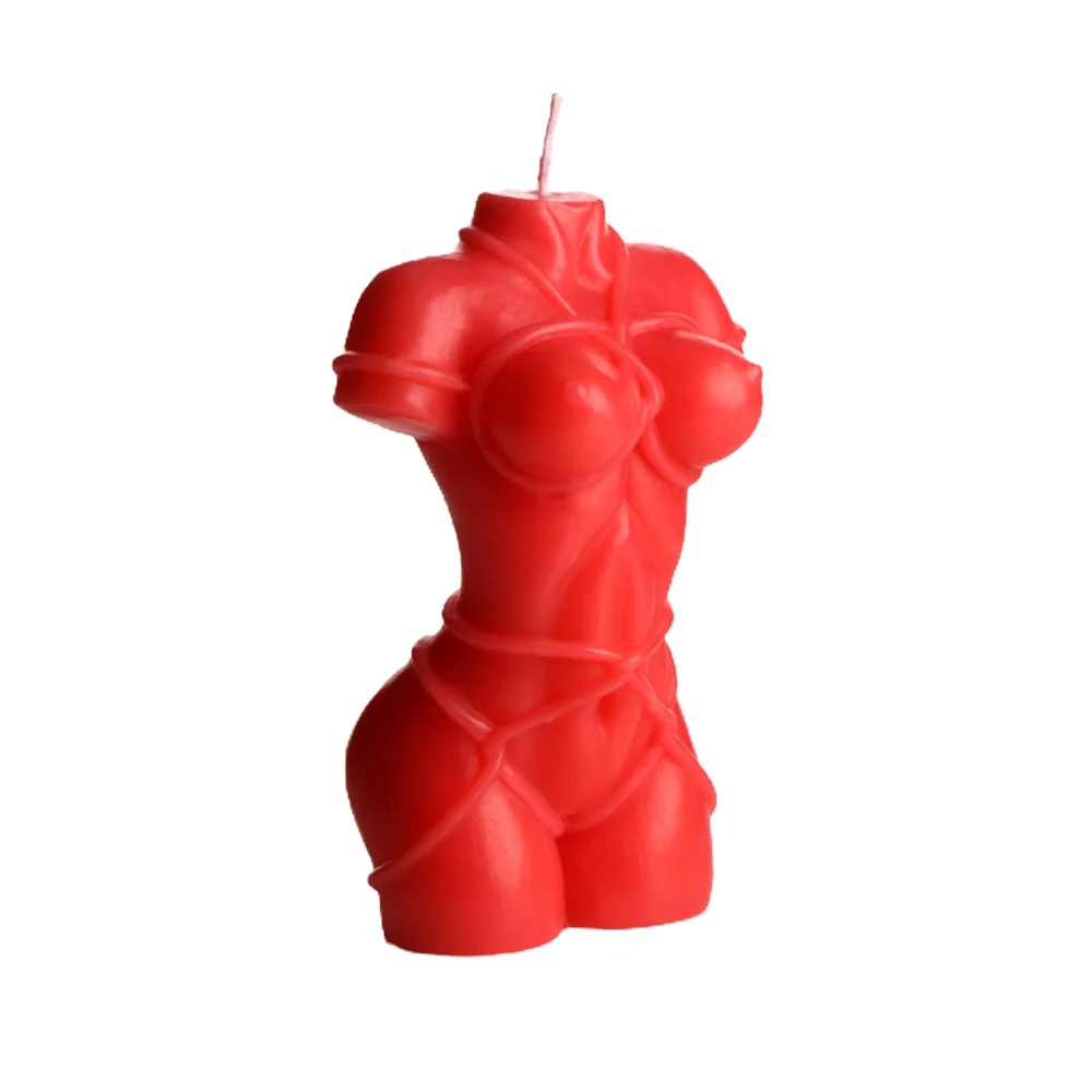 Master Series Bound Goddess Drip Candle - Red