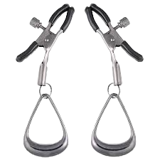 Sportsheets Velvet Noir Tuggable Nipple Clamps
