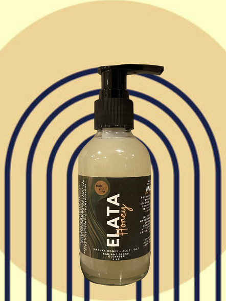 Elata Honey Facial Cleanser with Manuka Honey and COlloidal Oats