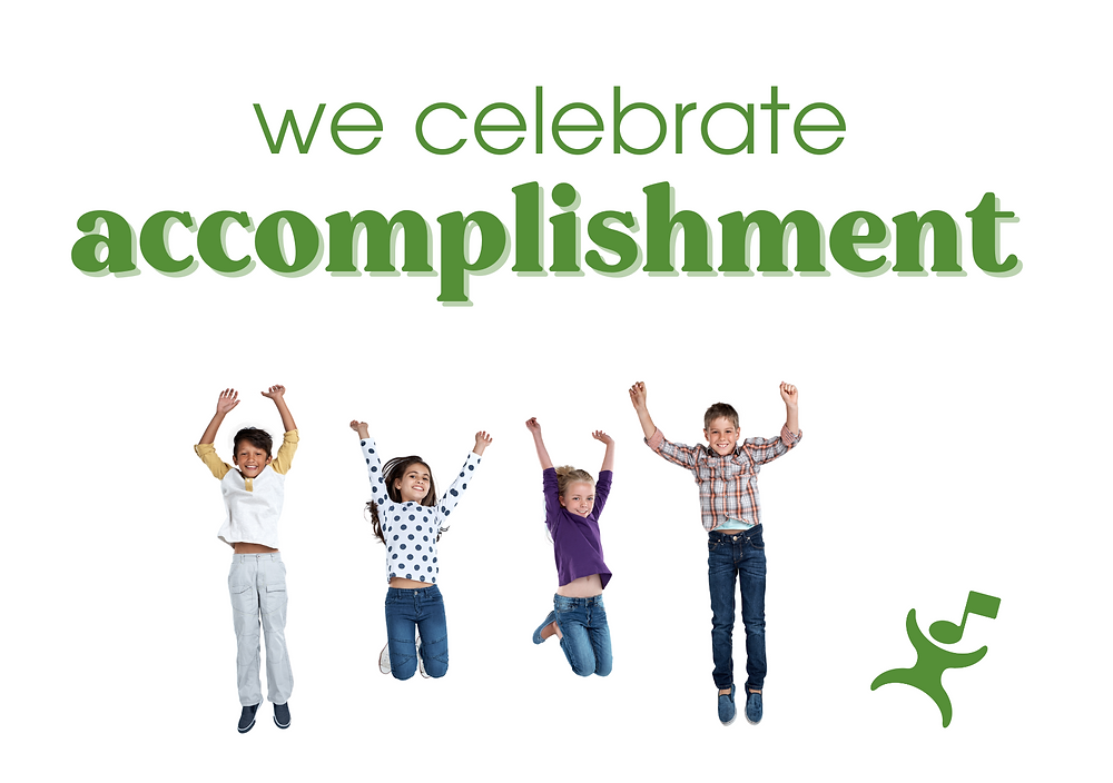 We celebrate accomplishment