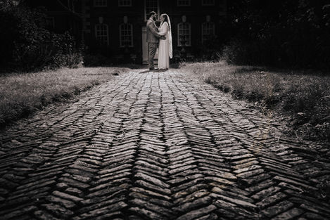 Bride & Groom Portrait - Langtons House- Essex - Le Beau Photography