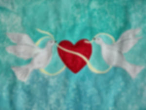 Love Doves - Art Card 5"x7"