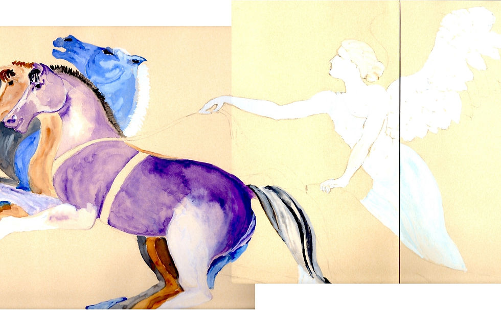 horses with angel.JPG