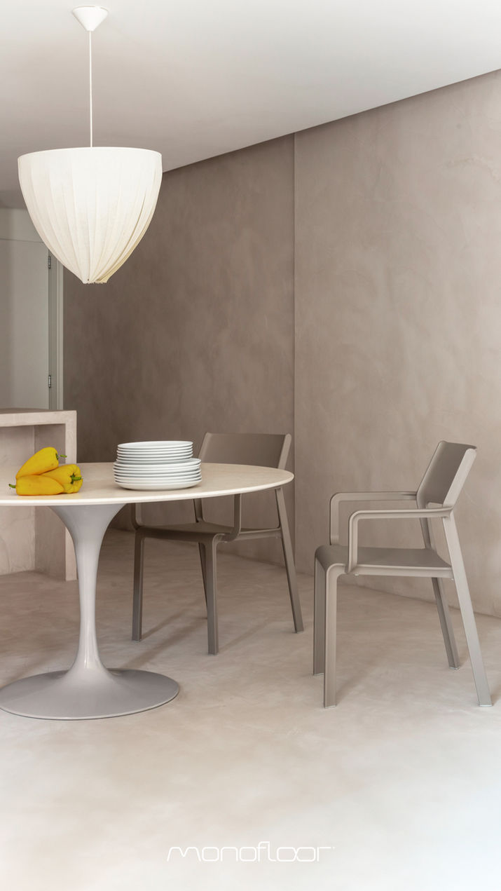 piso monolítico em microcimento