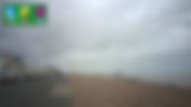 Worthing's weather was 'terrible' earlier, and the coast was nearly empty