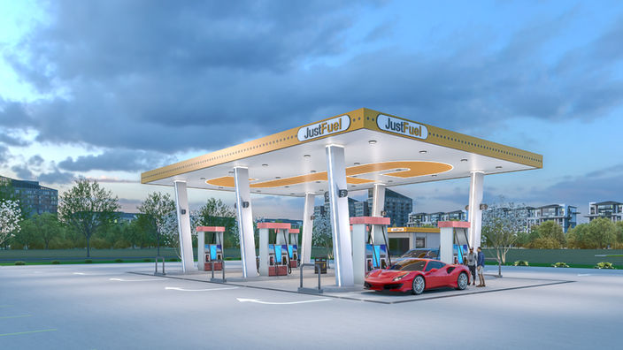 MODERN FUEL STATION