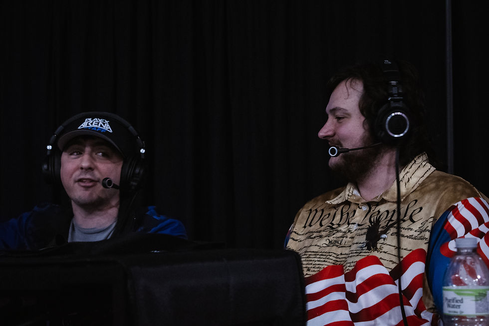 2 of our live commentators - HBBowsy64 (L) and Danny Fathom (R)