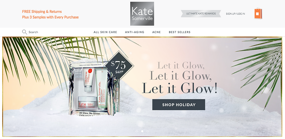 Katesomerville.com HOLIDAY CAMPAIGN Pg 1