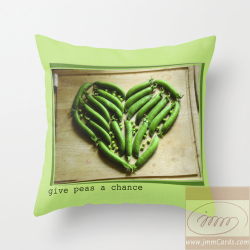 Give Peas a Chance - Cushion/Pillow