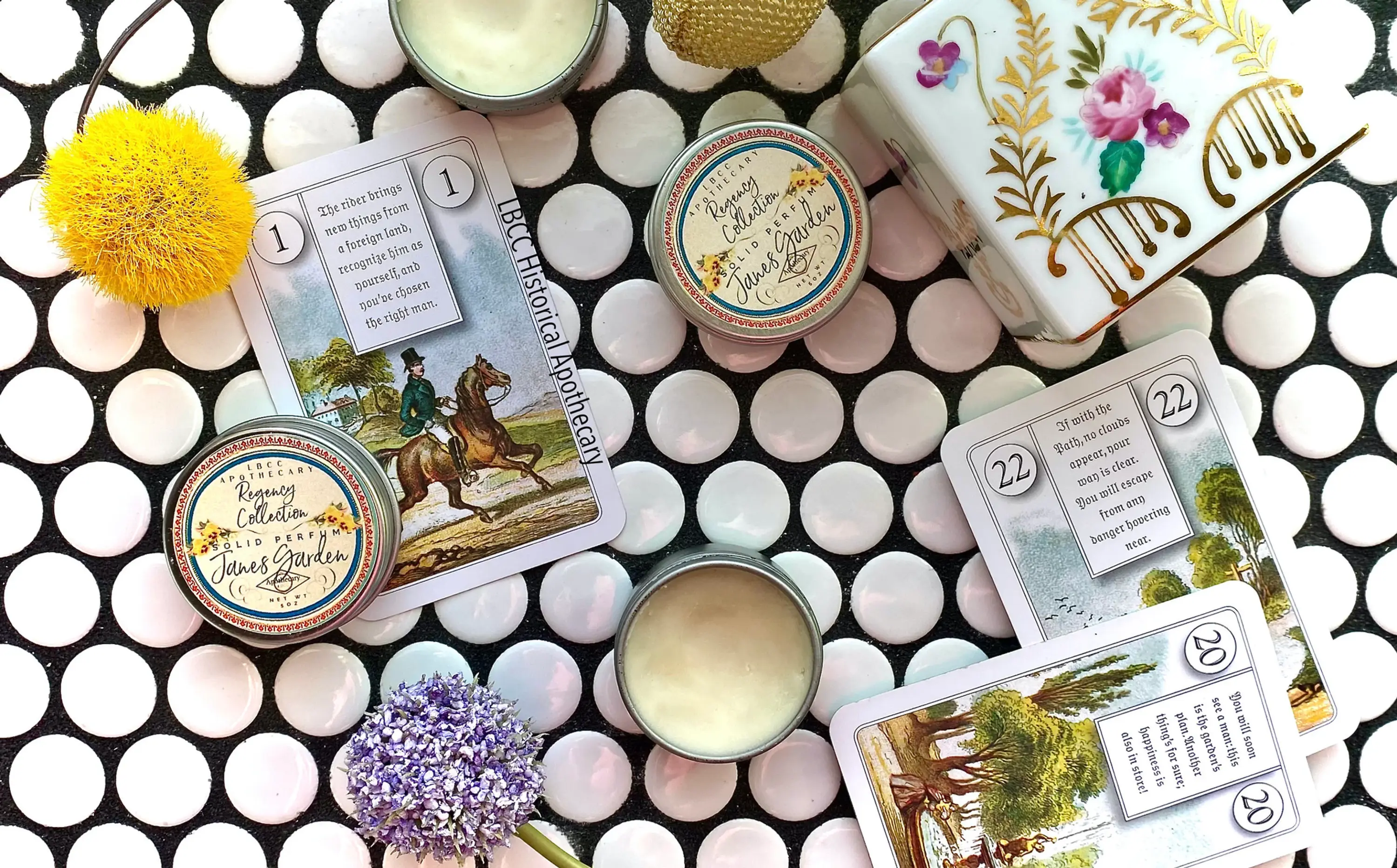 Jane's Garden- Solid Botanical Perfume- Jane Austen