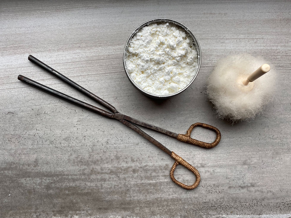 Thumbnail: 18th Century Lavender Scented White Hair Powder